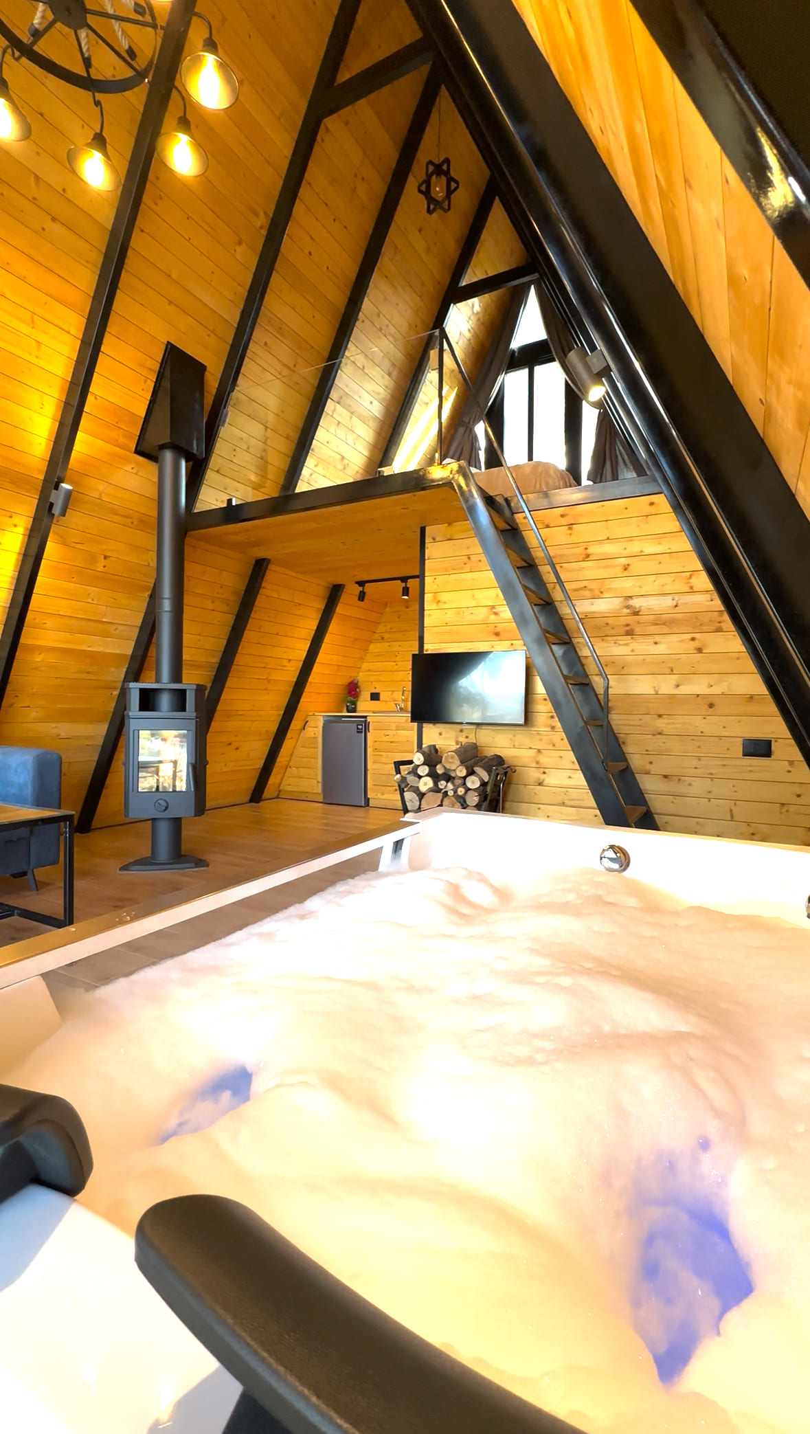 A-shaped Bungalow 4 with Indoor Jacuzzi  – Douma