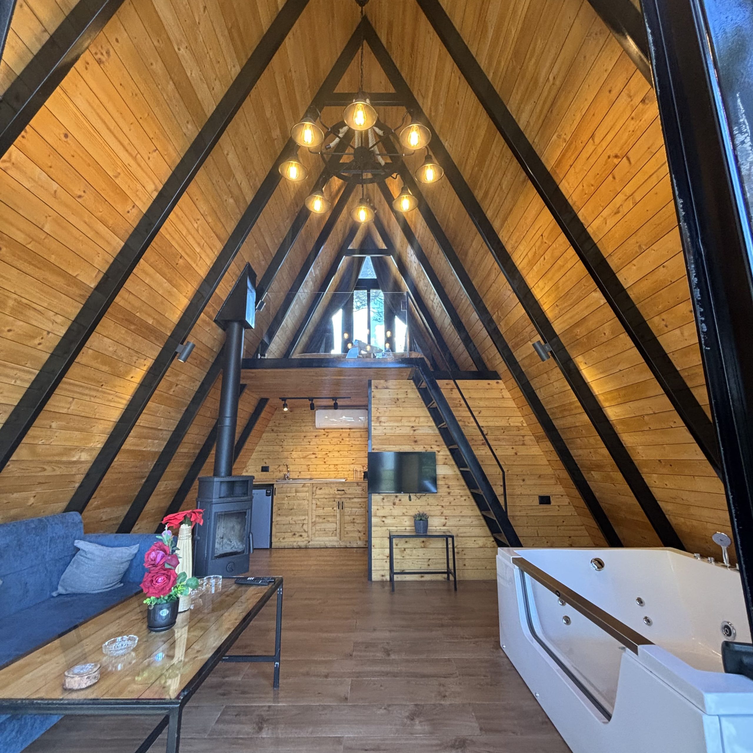 A-shaped Bungalow 4 with Indoor Jacuzzi  – Douma