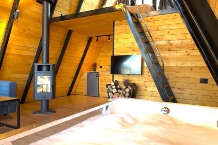 A-shaped Bungalow 4 with Indoor Jacuzzi  – Douma