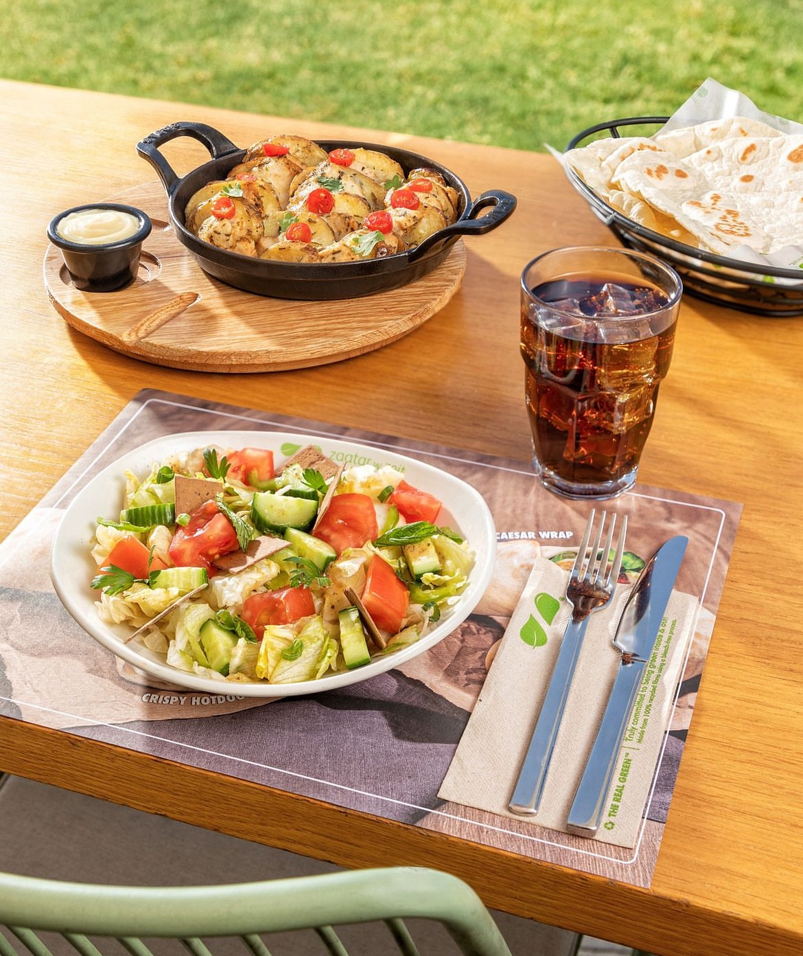 Zaatar w Zeit Backyard