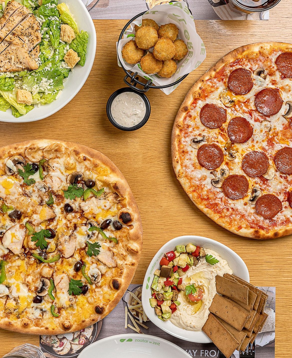 Zaatar w Zeit Backyard