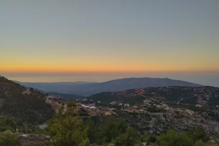 View with Sunset Danniyeh